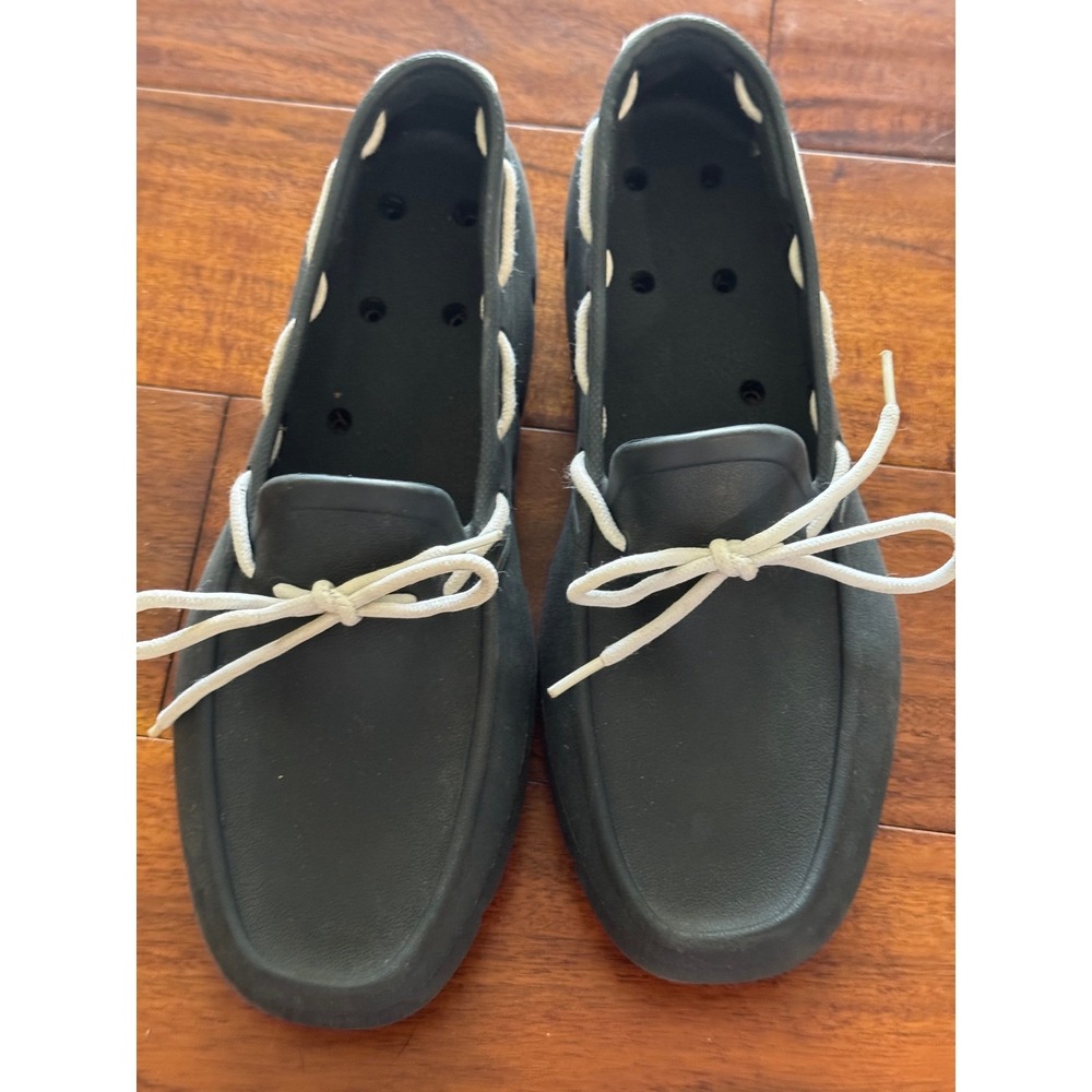 Tucket Mens Dark Blue Slip On Boat Shoes Loafers‎ Moccasins Size 10